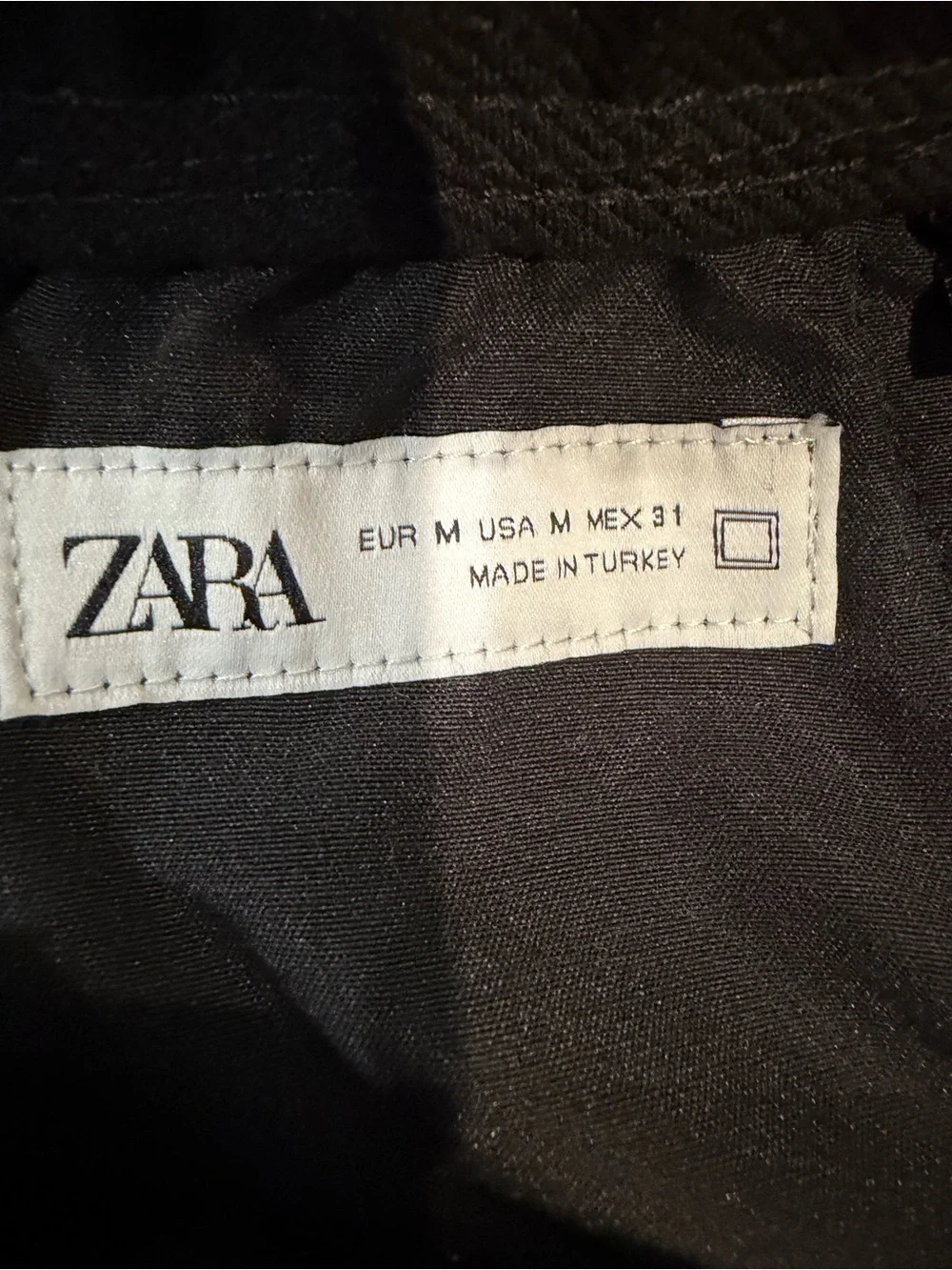 Zara Black Men's Jogger Sweatpants